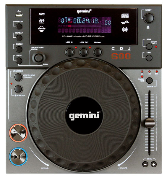 Table-Top Gemini CDJ-600